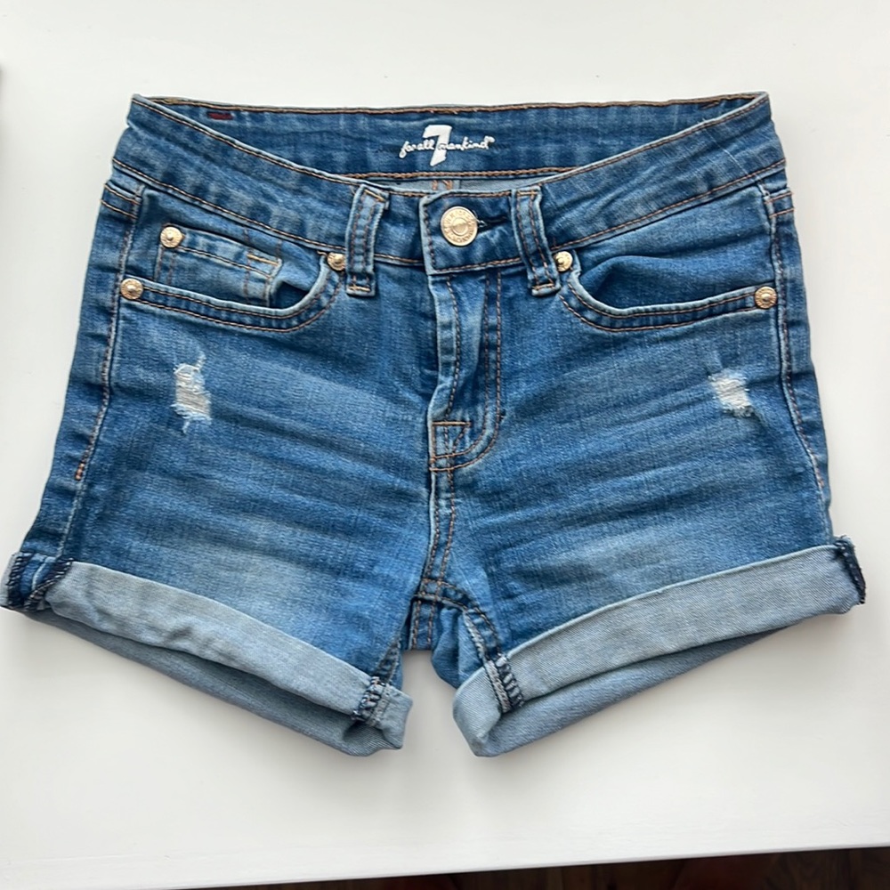 7 For All Mankind Jean Shorts
